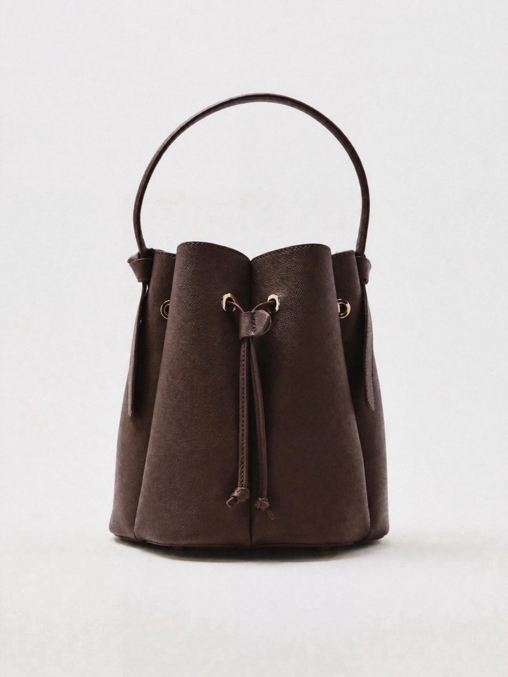 Anthropologie Melie Bianco Laguna Faux Bucket Bag